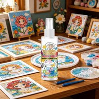 Long-Lasting Clear Gloss Stone Art Sealer Spray Dustproof Mist For Crafts & Puzzles, Protective Sealant For Canvas Rock Jewelry