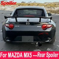 Suitable for Mazda 2018-2026 MX5 ND modified GT model with true carbon fiber rear spoiler and rear trunk spoiler
