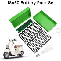 48V 12AH 84Slot 18650 Battery Case Set 84*18650 Holder For Electric Vehicles Battery Storage Box With 13S 30A BMS Welding Nickel