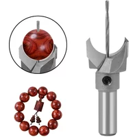 Fozhu Cutter Tungsten Steel Router Bit Fozhu Small Hole Round Bead Multifunction Cutter Wood Bead Hand String Tool Fota Drill