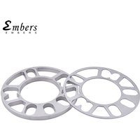 Aluminum Alloy Wheel Spacers 3mm 5mm 6mm 8mm 10mm Gasket Tire Hub Adapters For 4x100 5x100 5x108 5x112 5x114.3 5x120 (2 pieces)