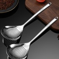 Stainsless Steels Skimmers Slotted Spoon Kitchen Cooking Skimmers Colander Fryings Strainers Spoon for Kitchen Draining