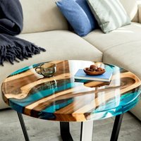 50cm Resin Table Molds, Large Round Epoxy Table Mold for Charcuterie Board, River Coffee Table, DIY Art Home Decoration