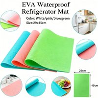4-16Pcs Non-Slips EVA Fridge Shelf Liners Waterproof Washable Kitchen Cabinet & Pantry Drawer Organizer Mats for Home