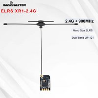 RadioMaster XR1 Nano 2.4GHz 900MHz Dual-Band ELRS Receiver LR1121 Transceiver for FPV Drone