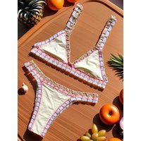 Black Crochet Bikini 2026 Sexy Women Swimsuit Female Swimwear Micro Bikini Set Bandeau Swimming Suit Beachwear Brazilian Biquini