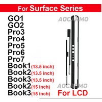 For Surface Pro 3 4 5 6 7 GO1 GO2 Book 1 3 Book2 Book3 13.5 15 Inch Front Adhesive Glue LCD Display Sticker Pro4 Pro5 Pro7 Pro9