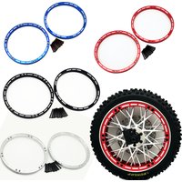 Aluminum Front Wheel Reinforcement Rings for Losi 1/4 Promoto MX Motorcycle Compatible with LOS46002