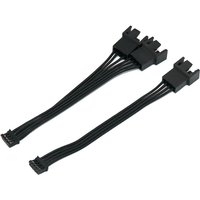 Angitu PC Graphic Card PH2.0 4Pin to Normal PWM 3Pin/4Pin Fan Adapter Cables Mini 4Pin GPU 1x 2x PWM Cable-10cm