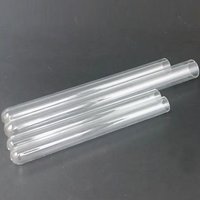 10/12/13/15/18/20/25/30/35/40*75/100/150/180/200mm Glass Laboratory Clear Round Bottom Sample Holder Tubing Liquid Test Tube