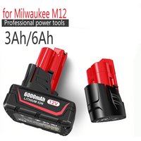 100% Original 12V Rechargeable Battery For Milwaukee 3Ah 6Ah M12 XC Cordless Tools 48-11-2402 48-11-2411 48-11-2401 MIL-12A-LI