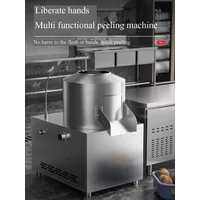 Root Vegetable Carrot Potato Fruit Ginger Potato Roller Peeler Washing Peeling Cleaning Machine