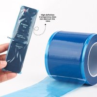 Disposable Blue Barrier Film Perforated Dental Film Adhesive Easy Tear Protective Film for Dental Hotel Toilet Sanitary Guard