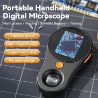 Digital Microscope 2.0 inch IPS Color Screen,Portable Digital Magnifying Glass 500x,Marco Microscopes,uilt-in 8LED Lights