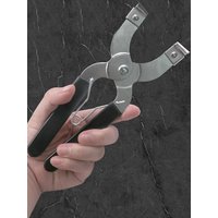 Piston Ring Compressor 3 Inch Ratchet Clamp Disassembly Tool Set- Adjustable 53-175mm Car Piston Ring with Piston Ring Plier