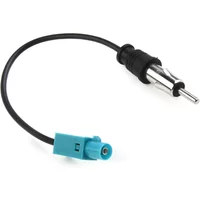 15cm Car Radio Antenna Adapter Fakra Z Plug To DIN Plug For FM AM Antenna Car Audio Converter Car Stereo Head Unit Radio Antenna