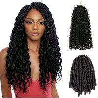 Straight Crochet Twist Hair Braids 14 Inch Synthetic Soft Locs Dread Hollow Braiding For Black Women Girls Hair Extensions Daily