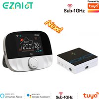 RF433 Wireless Thermostat WiFi/No WiFi Floor Heating Water Gas Boiler Home Room Tuya Smart Programmable Temperature Controller