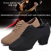 Latin Dance Schuhe Erwachsene Frauen Ballsaal Professionelle Tanzen Weichen Sohlen Schuhe High Heels Damen Praxis Training Tanz Schuhe