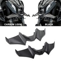 2024 MT07 Motorcycle Sport Downforce Naked Front Spoilers Aerodynamic Wing Deflector For YAMAHA MT-07 SP MT 07 2021 2022 2023