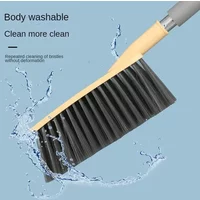 Plastic Household Long Handle Bed Brush Bristle Sweeping Soft Brush Broom Sofa Carpet Dust Hair Removal Tool Cleaning Brushes
