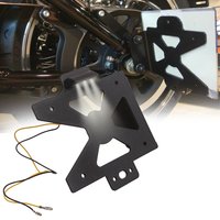 For BMW K100 K 100 Cafe Racer Motorcycle License Plate Holder Side Eliminator Page Tidy Kit License Plate Frame With Light