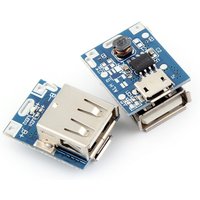 5pcs 5V Boost Converter Step-Up Power Module Lithium Battery Charging Protection Board LED Display USB For DIY Charger 134N3P