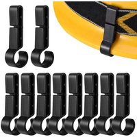 10pcs Hard Hat Headlamp Clip Headlight Hook Helmet Clips Anti-slip clips Helmet hooks Mining lamp headband hooks
