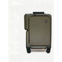Assoda High End Business Expandable Large Capacity Front Open Cover Zipper Suitcase Carry-On 20 Inch Pullman Hard Suitcase