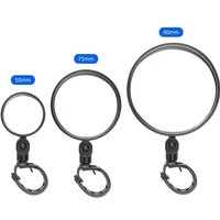AliExpress 1pc Large 95mm Convex Bike Mirror - Quick-Release Acrylic Rear View Reflector for Handlebar (50/75mm Optional)