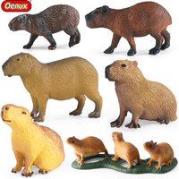 Oenux simulation New Wild Animals Figurines Capybara Hydrochoerus hydrochaeris Model Action figures Kids Education Gift Toy