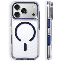 Bling Glitter Clear Ripple For Magsafe Magnetic Case for iPhone 17promax 16Pro 17Pro Touch Camera Button Wireless Charge Cover