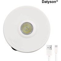 Datyson Biological Microscope Fill Light, Rechargeable and Adjustable Photoelectric Light Source Illuminator, Laboratory Biological Microscope Light Source, Equipped with USB Data Cable