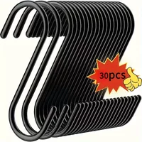 Heavy Duty Hooks Steel S Shaped Hook Hanging Pans Pots Plants Bags Towels Kitchen Hooks Hanger Home Storage Holder Organization