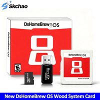 New Wood System DsHomeBrew OS Flash Card Video Game Card For NDS/NDSL/NDSI/NDSI XL/2DS/3DS/New 3DS/3DS XL Game Accessories