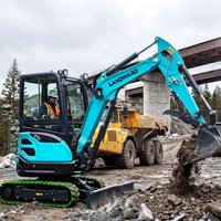 2500kg Agricultural Orchard 1ton Trench Digger Wholesale 1.8ton Diesel Mini Excavator 3.5 T Hydraulic Small Excavator Customized