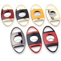 Portable Cigar Cutter Luxury Stainless Steel Sharp Blade Double Edge Cigar Clipper Mini Gadget Tool Smoking Accessories