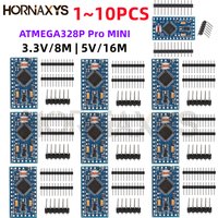 1-10PCS Pro Mini 328 Mini ATMEGA328P ATMEGA328 Module 5V 16MHz Development Board 3.3V 8MHz Electronic Building Block for Arduino