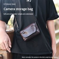 Soft Leather Camera Case Bag For Fuji X100VI X100V X100f X70 X100s Fujifilm Panasonic LX100 Canon PowerShot V1
