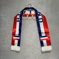 Sky Flag 2026 Netherlands Scarf 14x135cm Double-sided Printed Satin Holland Flag Scarf Tassels for Football, Sports, Events