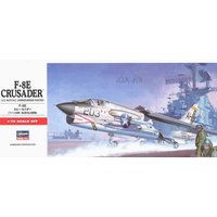 Hasegawa 00339 1/72 Scale US Navy F8 F-8E Crusader Fighter Jet Aircraft Plane Hobby Craft Plastic Model Building Kit