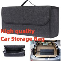 Sac de Rangement Antidérapant pour Coffre de Voiture, Grande Boîte en Feutre, Accessoire