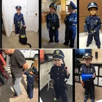 Police Uniform Suit Halloween Cosplay Costume School Days Gift Carnival Party Cosplay Police Clothes Birthday Party Prop