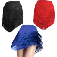 Irregular short fringe skirt black latin dress women latin dance competition dresses ballroom dancing clothes woman’s dresses