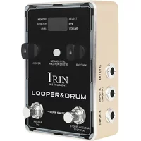 IRIN Guitar Effect Drum Machine Phrase Loop Monoblock Effects Pedal 100 Drum Rhythms 10 Metronomes 40 Storage Guitar Parts