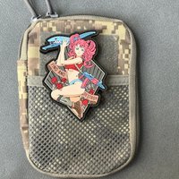 "FIND AND DESTROY" Patch Tactical Morale Badge PVC Hook and Loop Backpack Clothing Decorative Accessories Stickers Armband