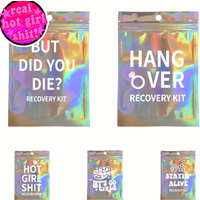5pcs Survival Kit Nashty Hangover Kit Bachelorette Hen Birthday Party Goodie Bags Wedding Gift Bags Brides Favors Welcome Bags