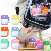 3pcs 45ml Mini Spray Bottle, Portable Refillable, Card Size for Travel, Hand Sanitizer, Leak Proof Dispenser, Pocket Size