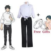 2026 Anime Jujutsu Kaisen Yuta Okkotsu Cosplay Costume Men Women Halloween Party Uniforms Tops + Pants + Belt