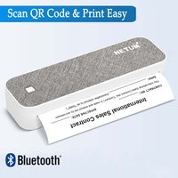 A4 Portable Thermal Printer Bluetooth &USB Photos txt word PDF Document Printing Compatible with Android, iOS, Windows systems